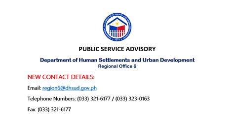 dhsud contact number landline|DHSUD Region 6 .